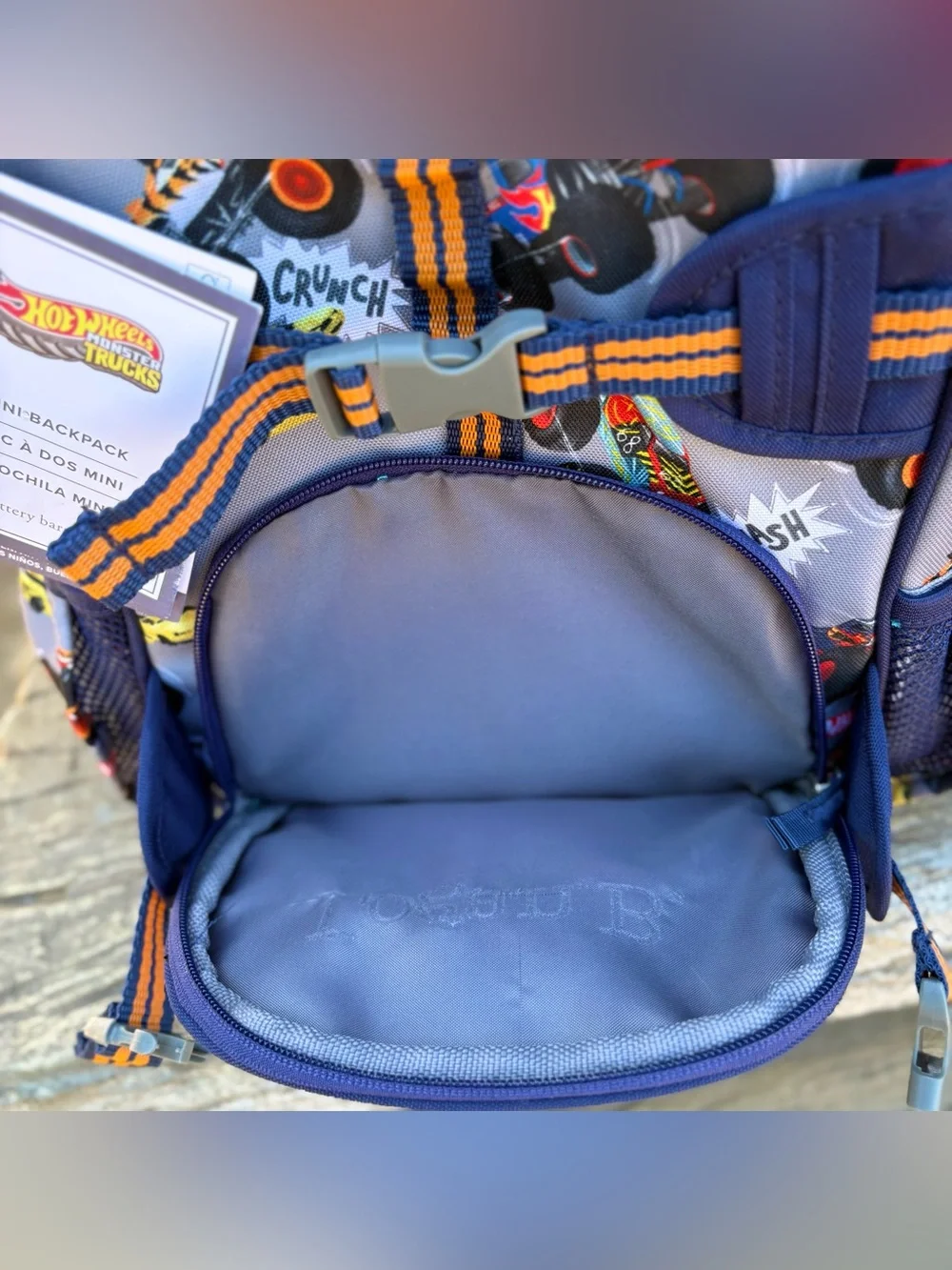 New Pottery Barn Mackenzie Hot Wheels Monster Trucks™ Backpack Size Mini